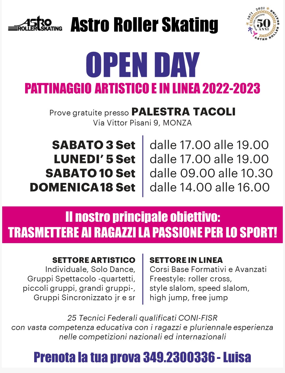open day pattinaggio